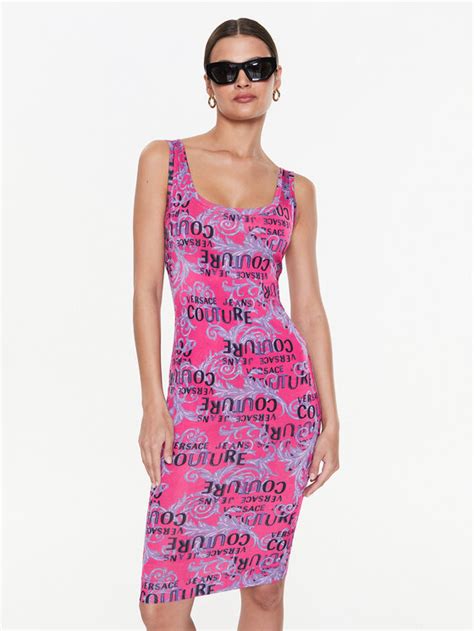 versace rosa kleid
